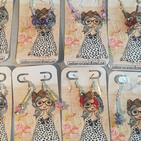 Colorful Homemade Earrings - Picture 5 of 7